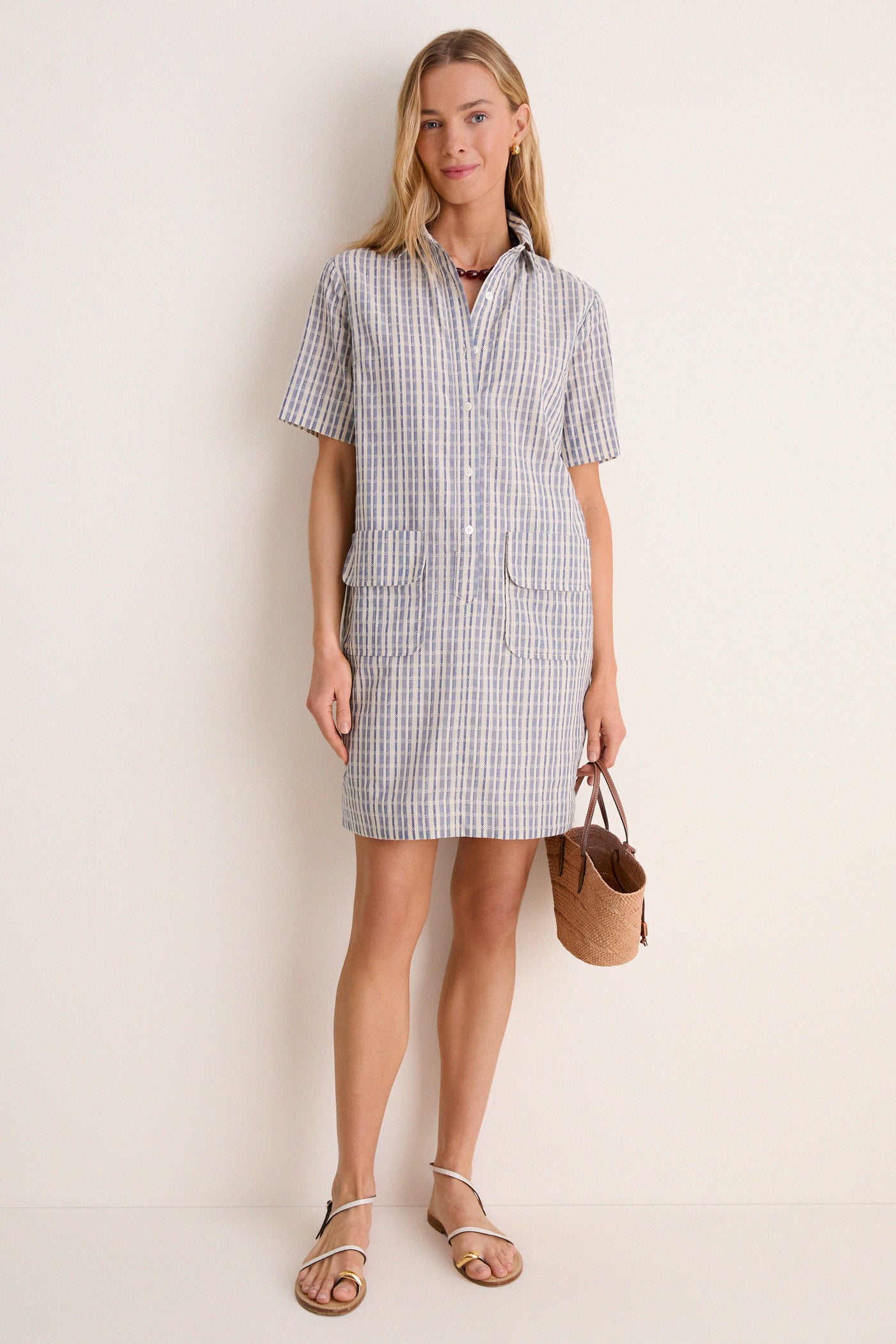 Dobby Stripe Joanna Dress