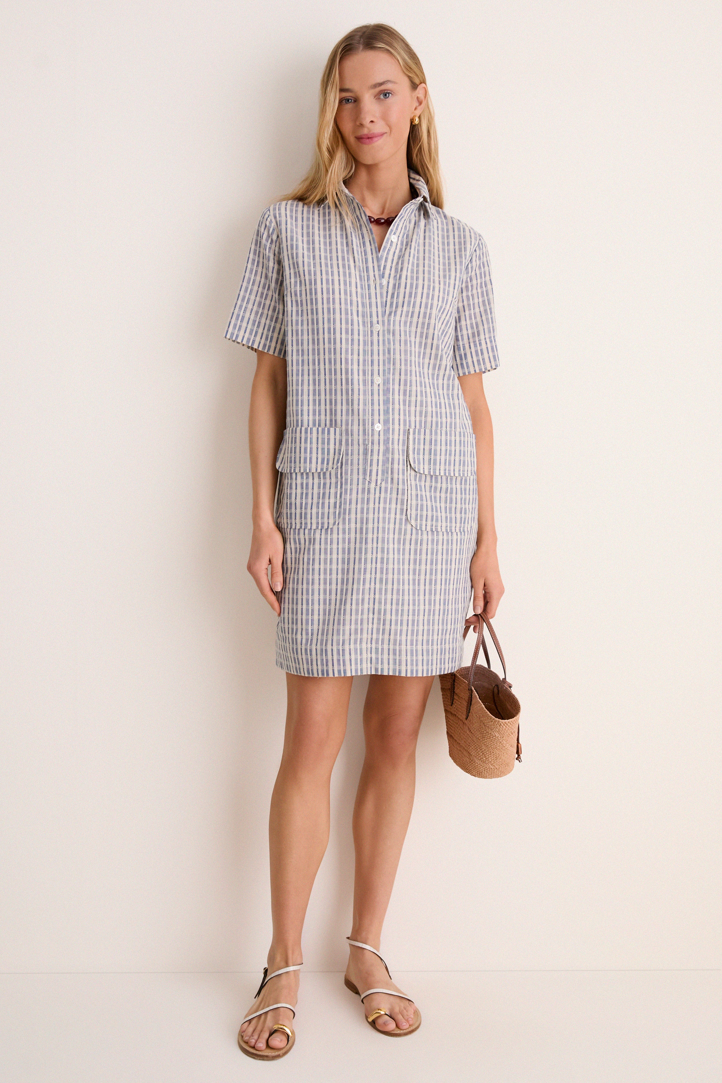Dobby Stripe Joanna Dress
