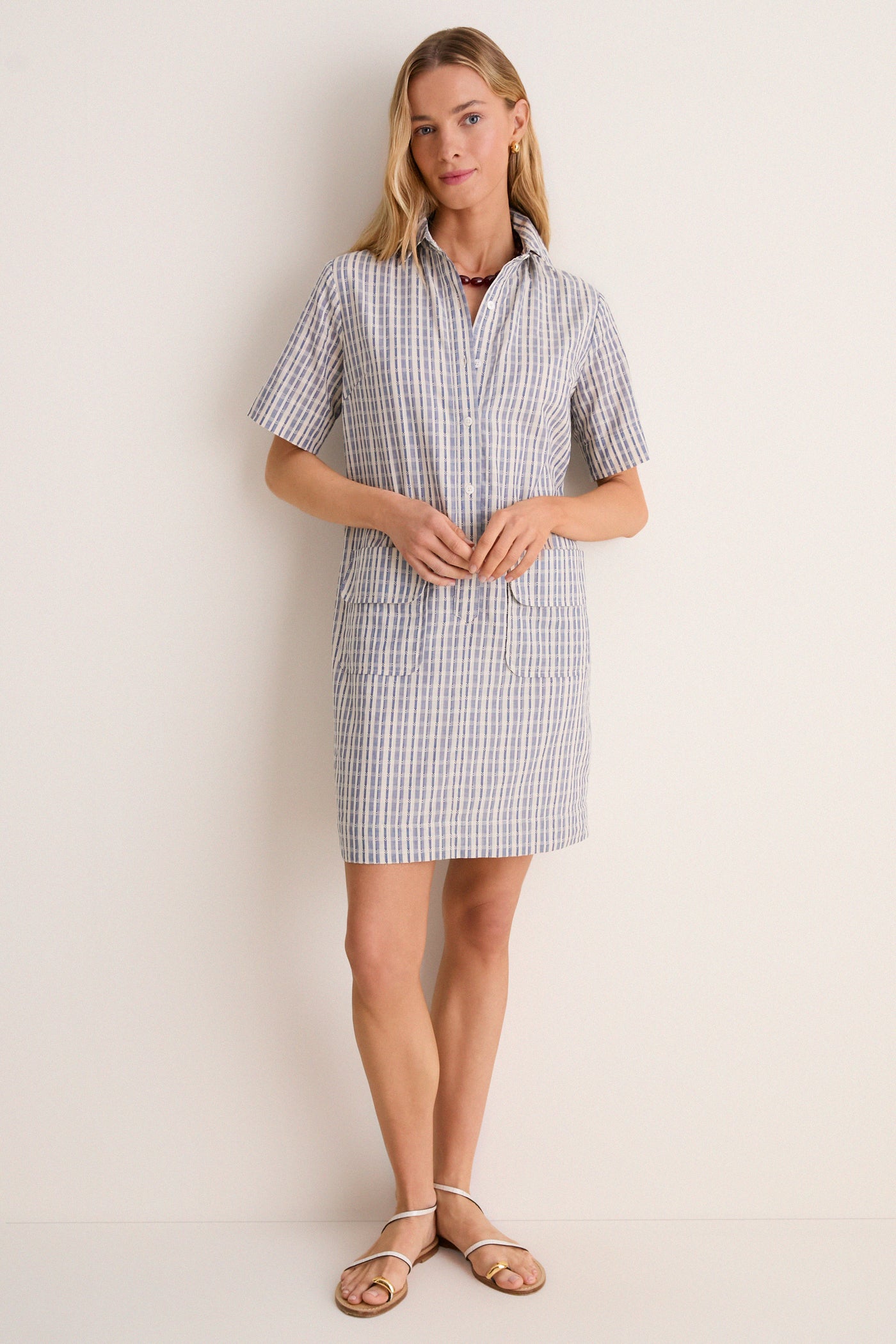 Dobby Stripe Joanna Dress