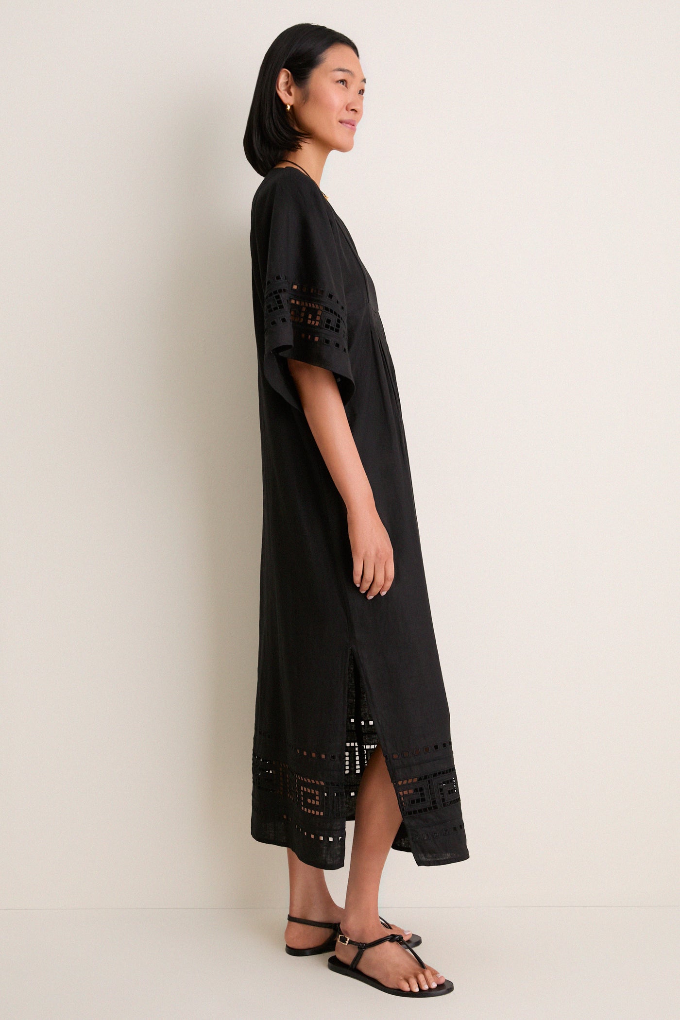 greek dress black Black Greek Goddess Evening Dress