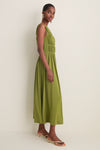 Cedar Green Smocked Aurelia Dress