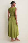 Cedar Green Smocked Aurelia Dress