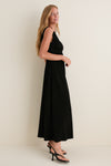 Black Smocked Aurelia Dress