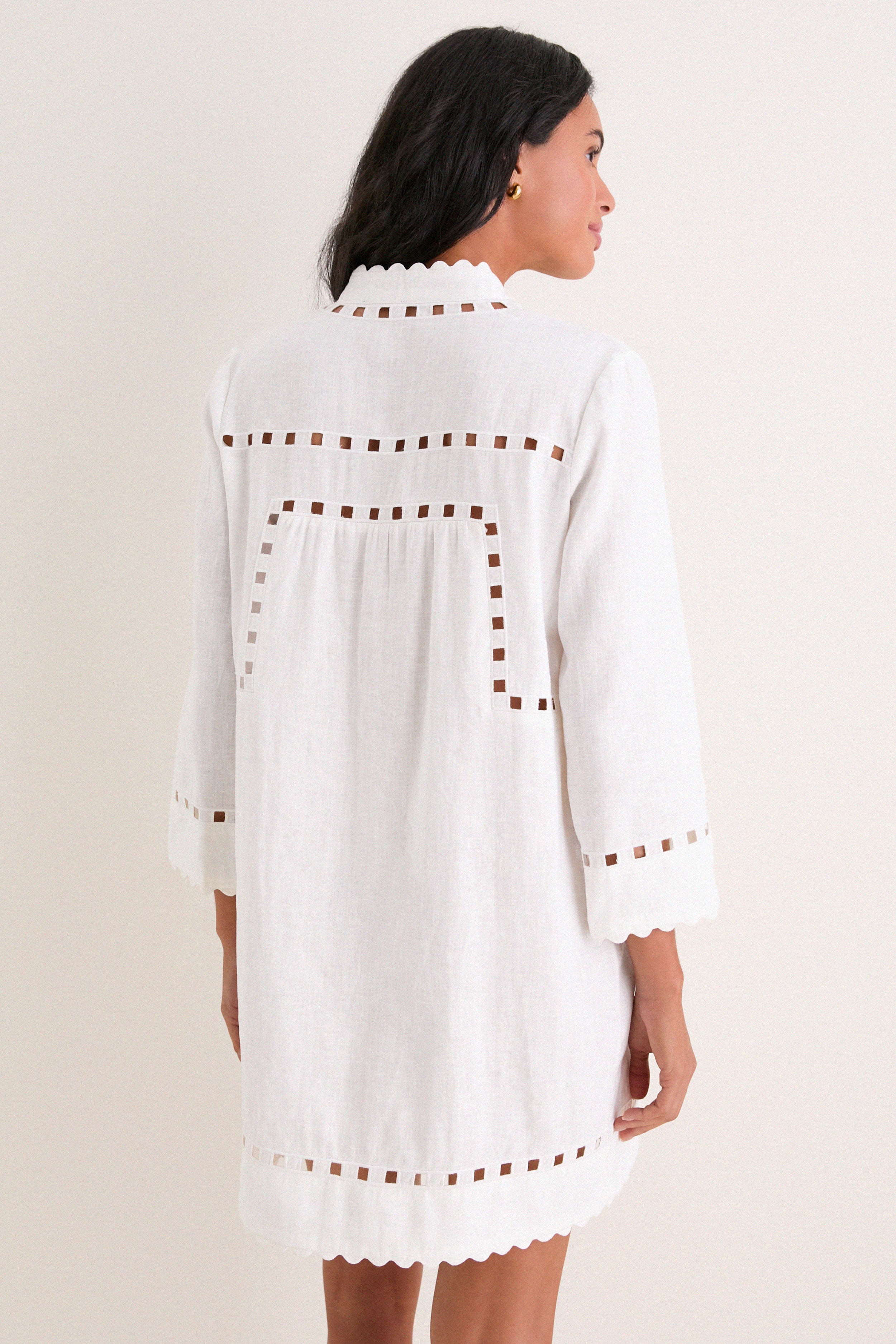 White Linen Dawson Tunic Dress