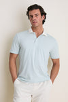 Beach Fog Stripe Movement Pique Polo
