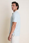 Beach Fog Stripe Movement Pique Polo