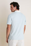 Beach Fog Stripe Movement Pique Polo