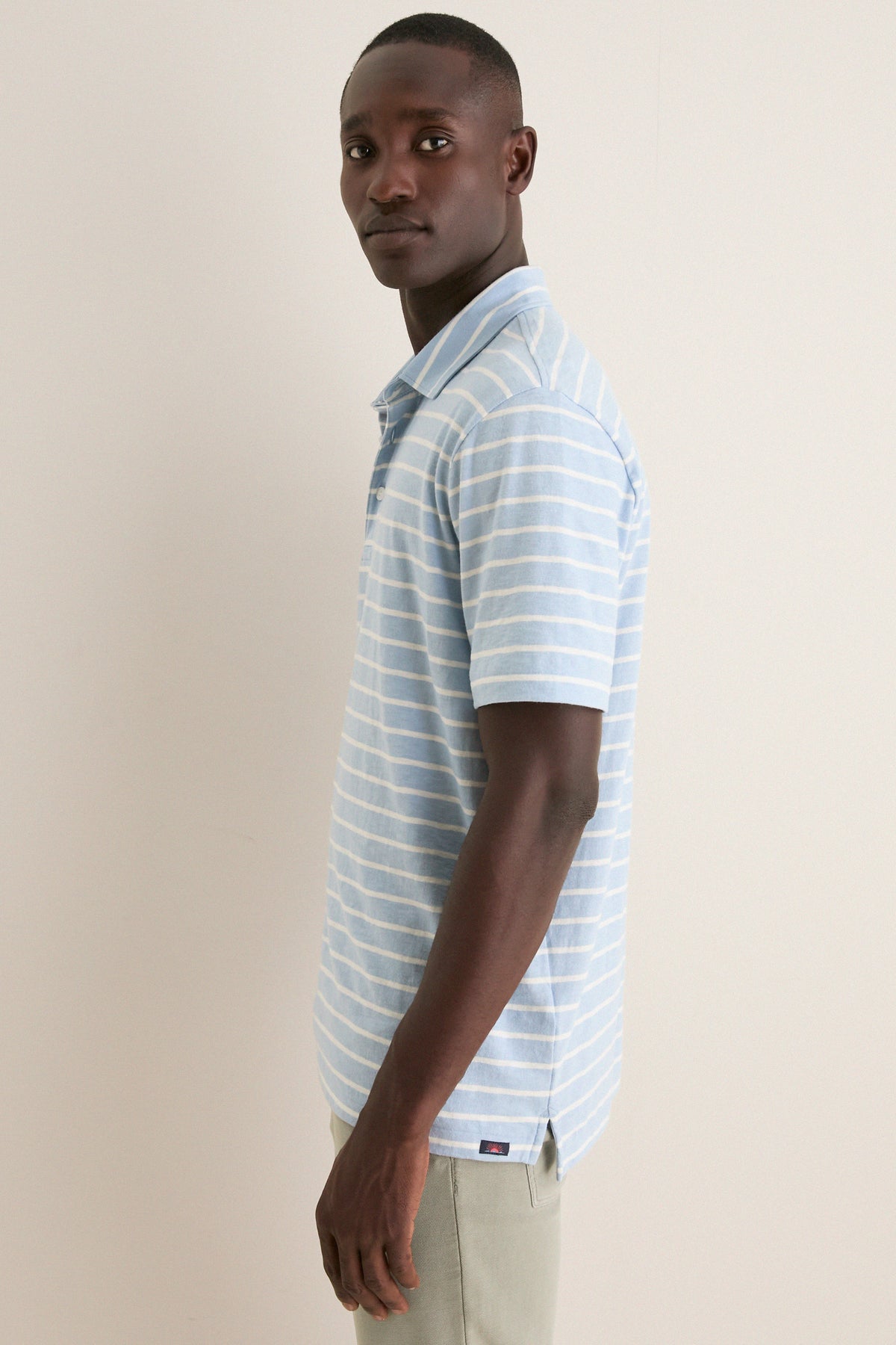 Bermuda Sail Stripe Sunwashed Tee Shirt Polo