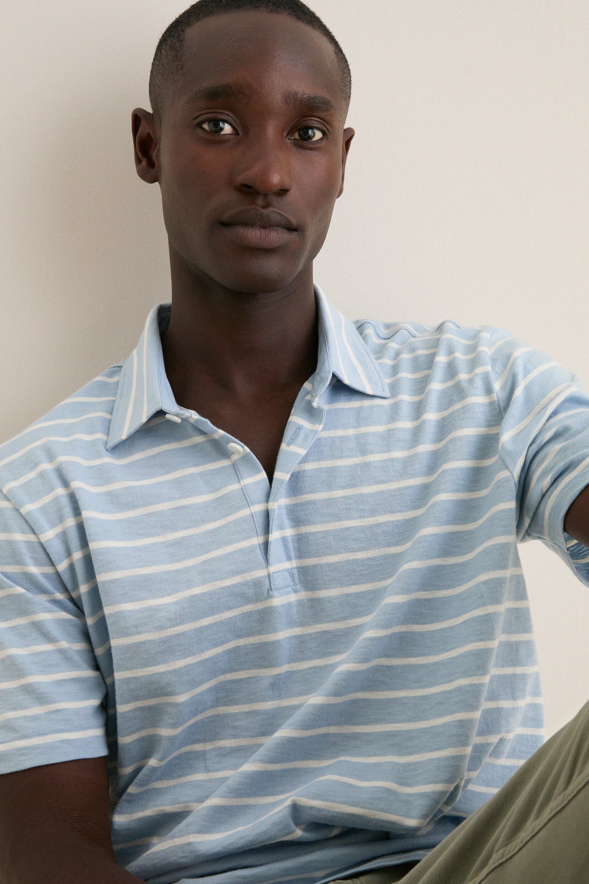 Bermuda Sail Stripe Sunwashed Tee Shirt Polo