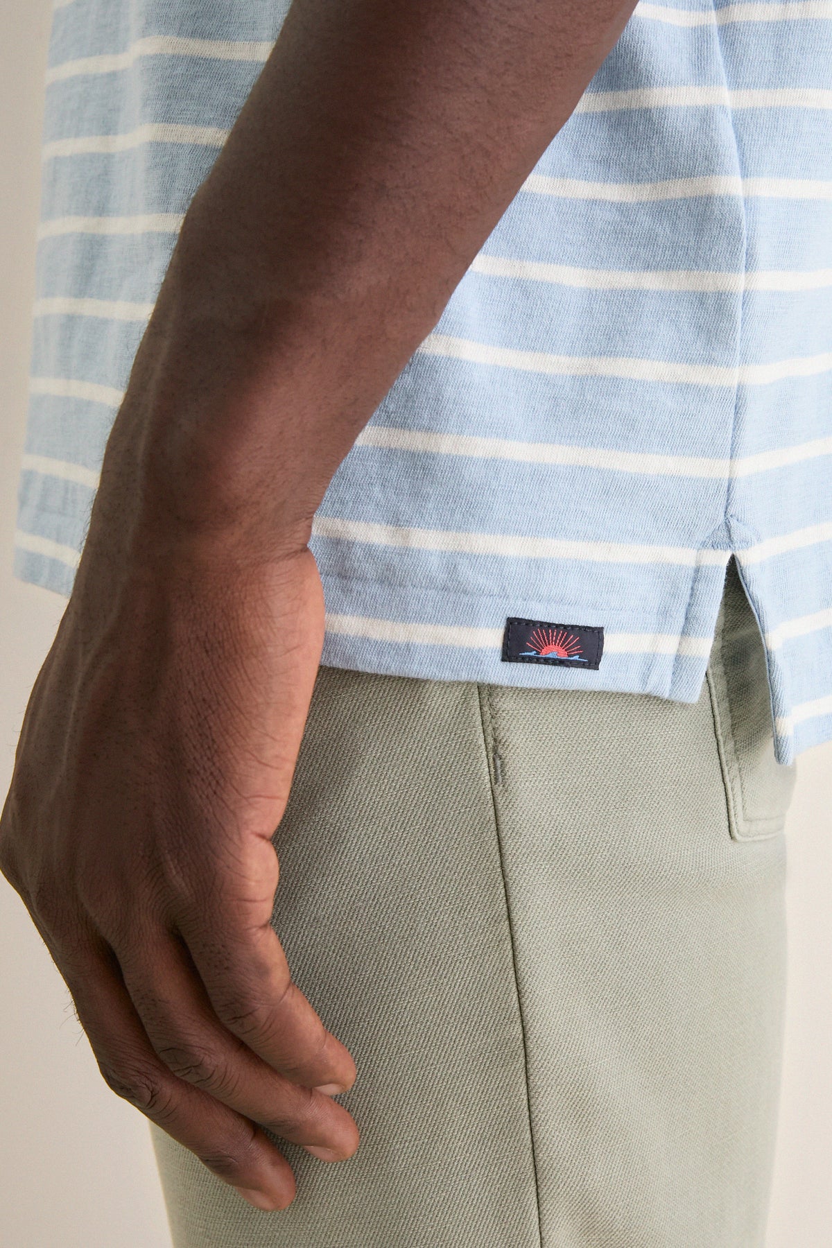 Bermuda Sail Stripe Sunwashed Tee Shirt Polo