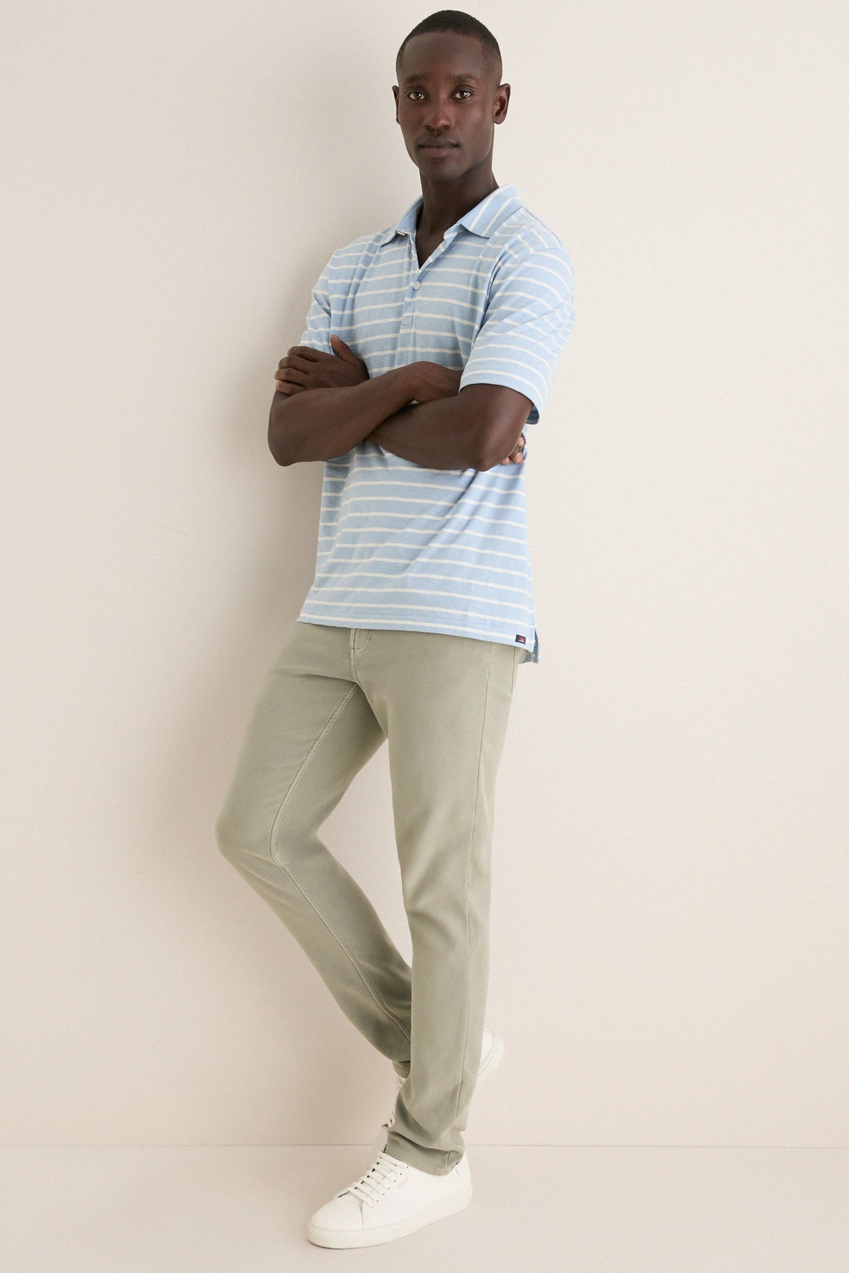Bermuda Sail Stripe Sunwashed Tee Shirt Polo