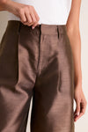 Espresso Taffeta Zola Bermuda Shorts