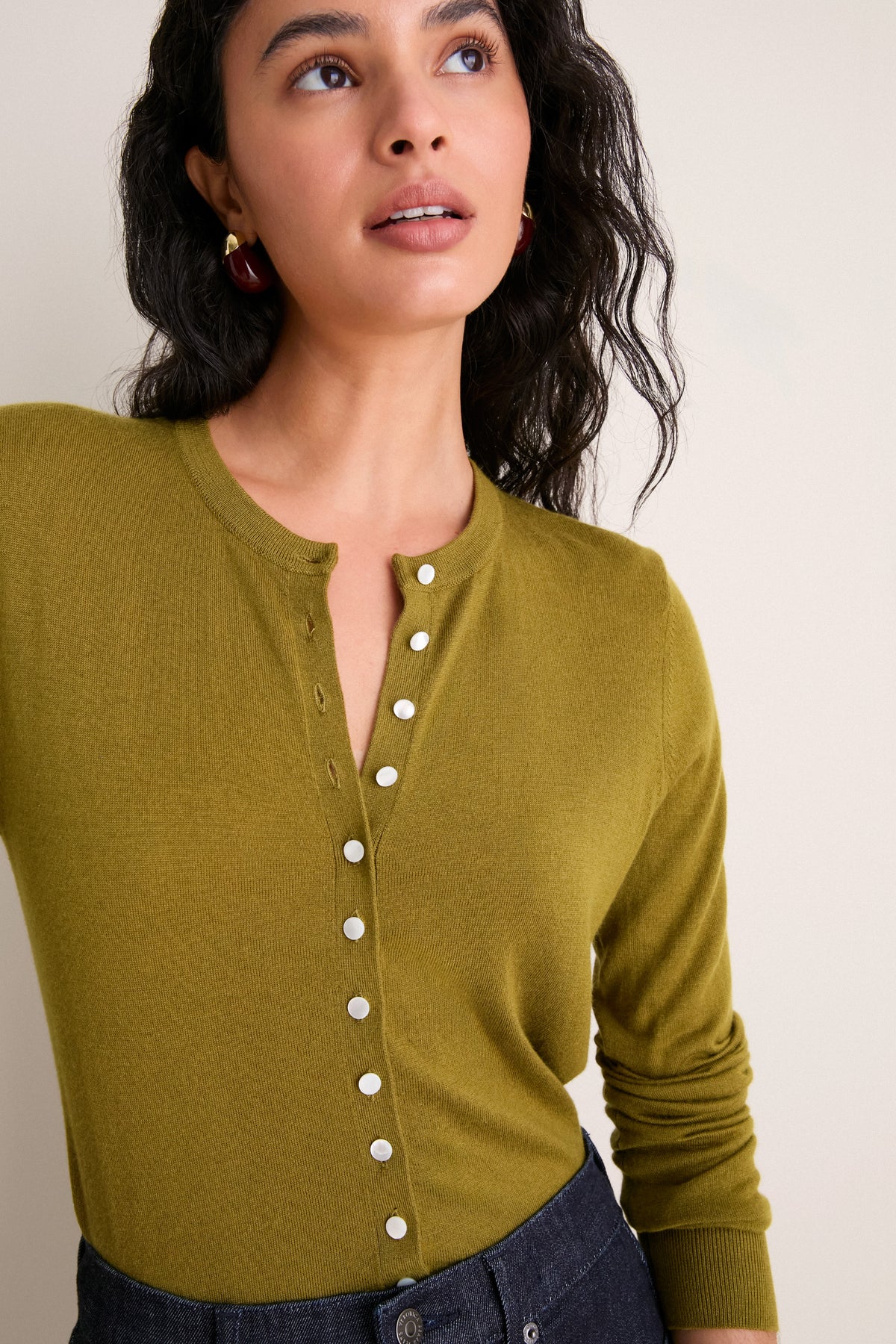 Cyprus Cashmere Silk Spencer Cardigan