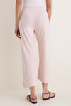 Petal Melange Pointelle Cropped Wide Leg Pant