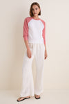 Carnation Margo Baseball Tee