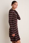 Multicolour Mini Ribbed Merino Dress
