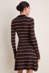Multicolour Mini Ribbed Merino Dress