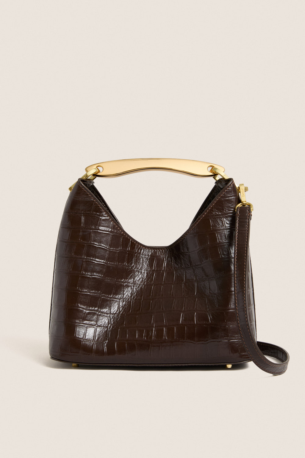 Dark Brown Small Boomerang Bag