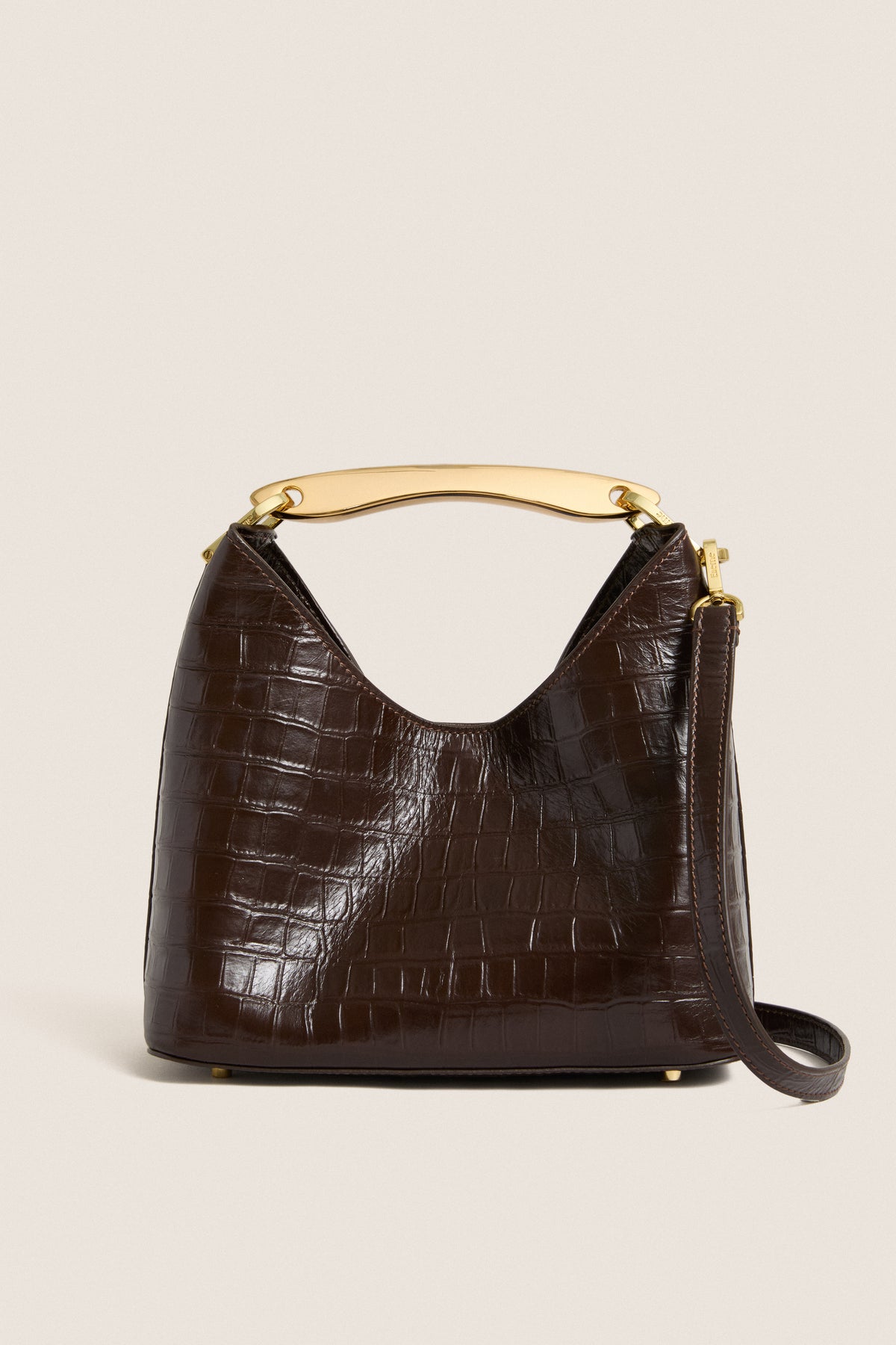 Dark Brown Small Boomerang Bag