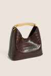 Dark Brown Small Boomerang Bag