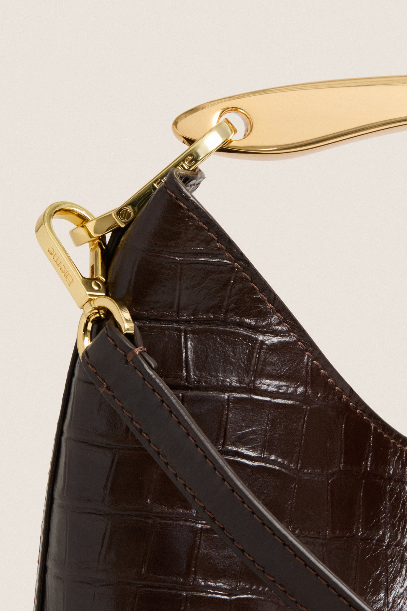 Dark Brown Small Boomerang Bag