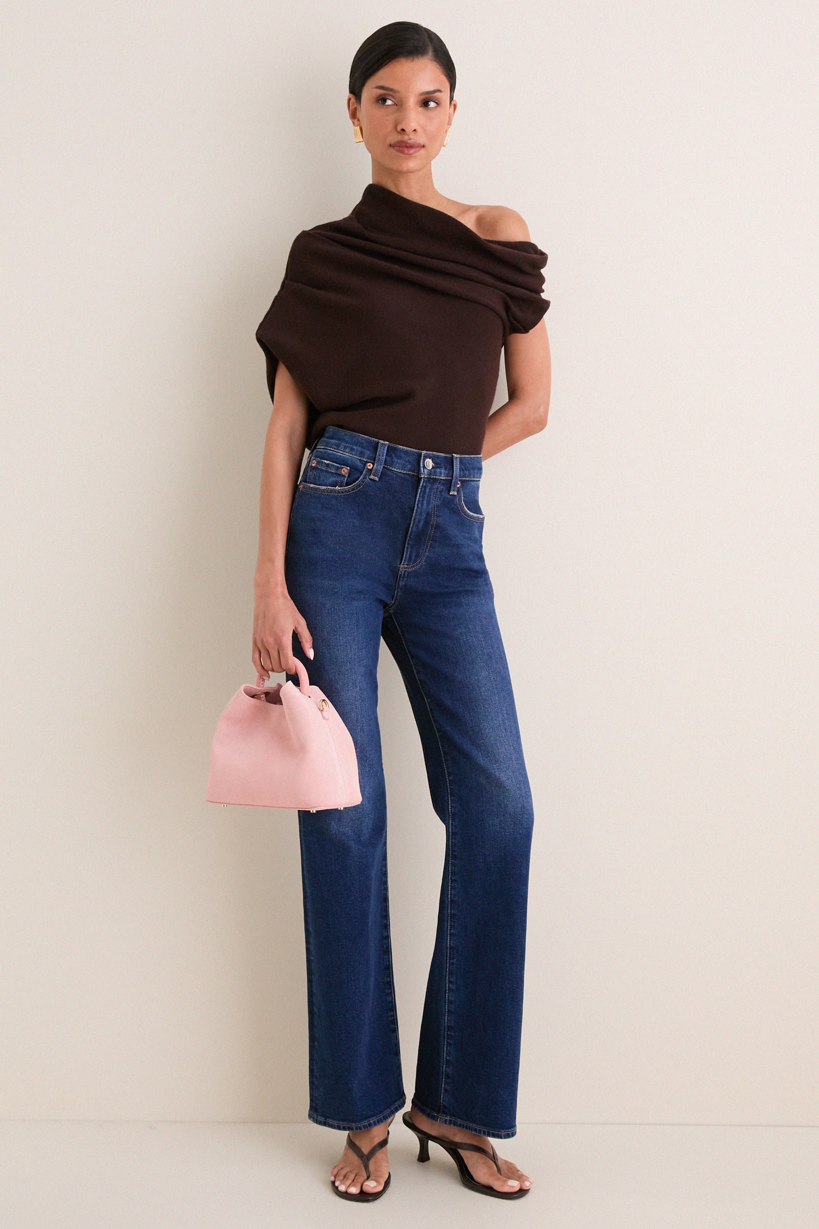 Pink Suede Baozi Bag