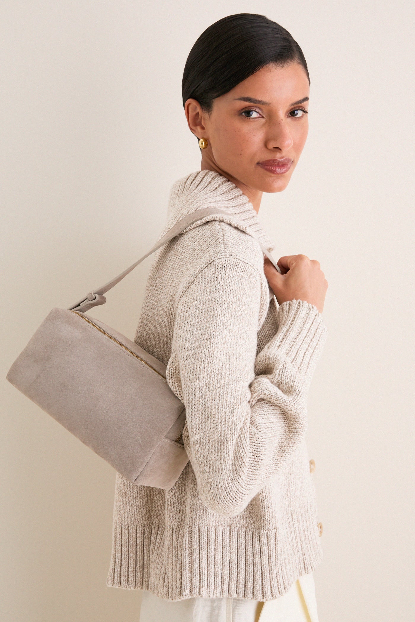 Earth Suede Trousse Bag