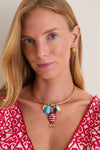 Gold Multi Semi Stone Alara Collar