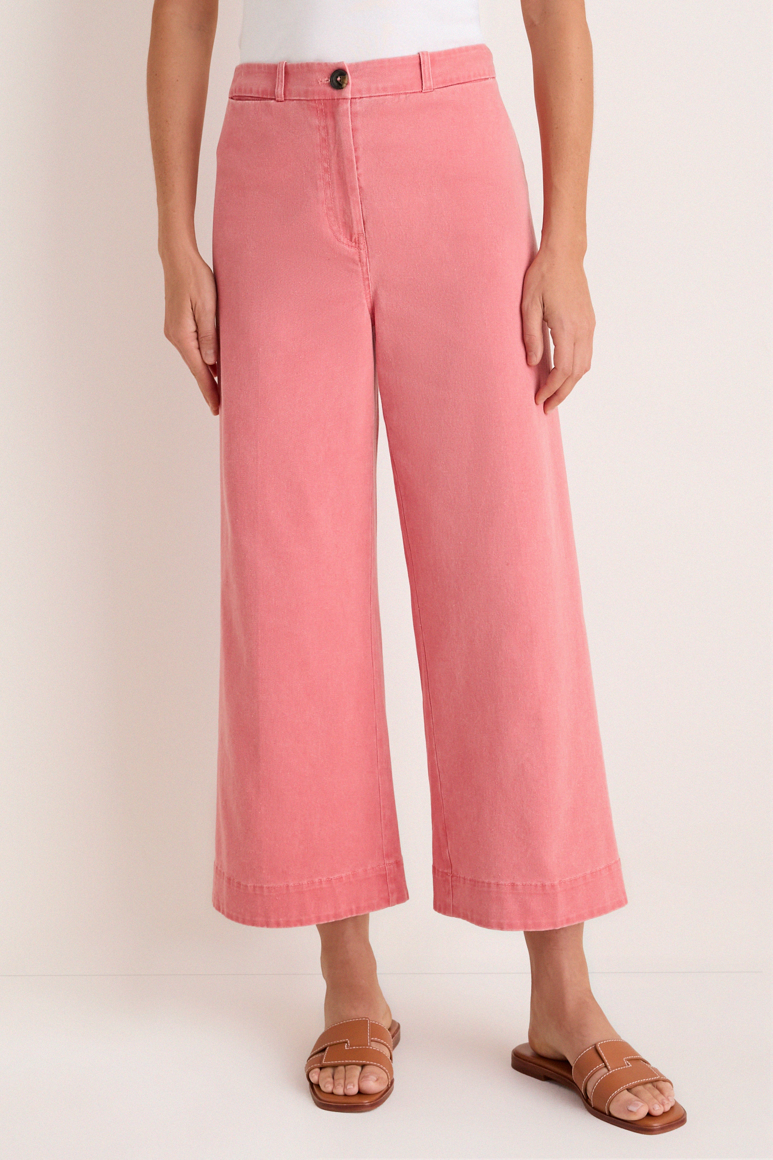 Nantucket Red Stretch Twill Florence Pants | Tuckernuck x