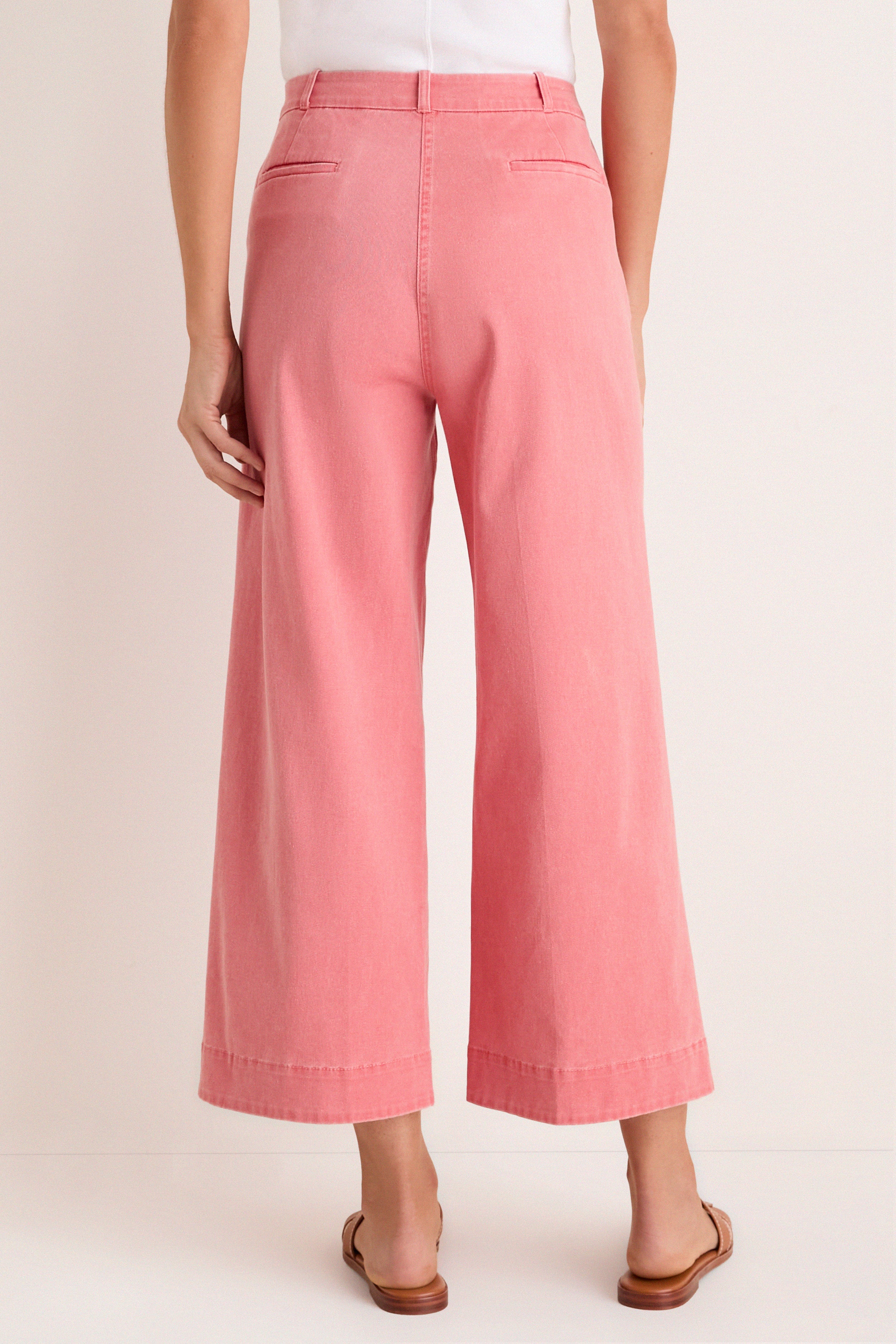 Nantucket Red Stretch Twill Florence Pants | Tuckernuck x