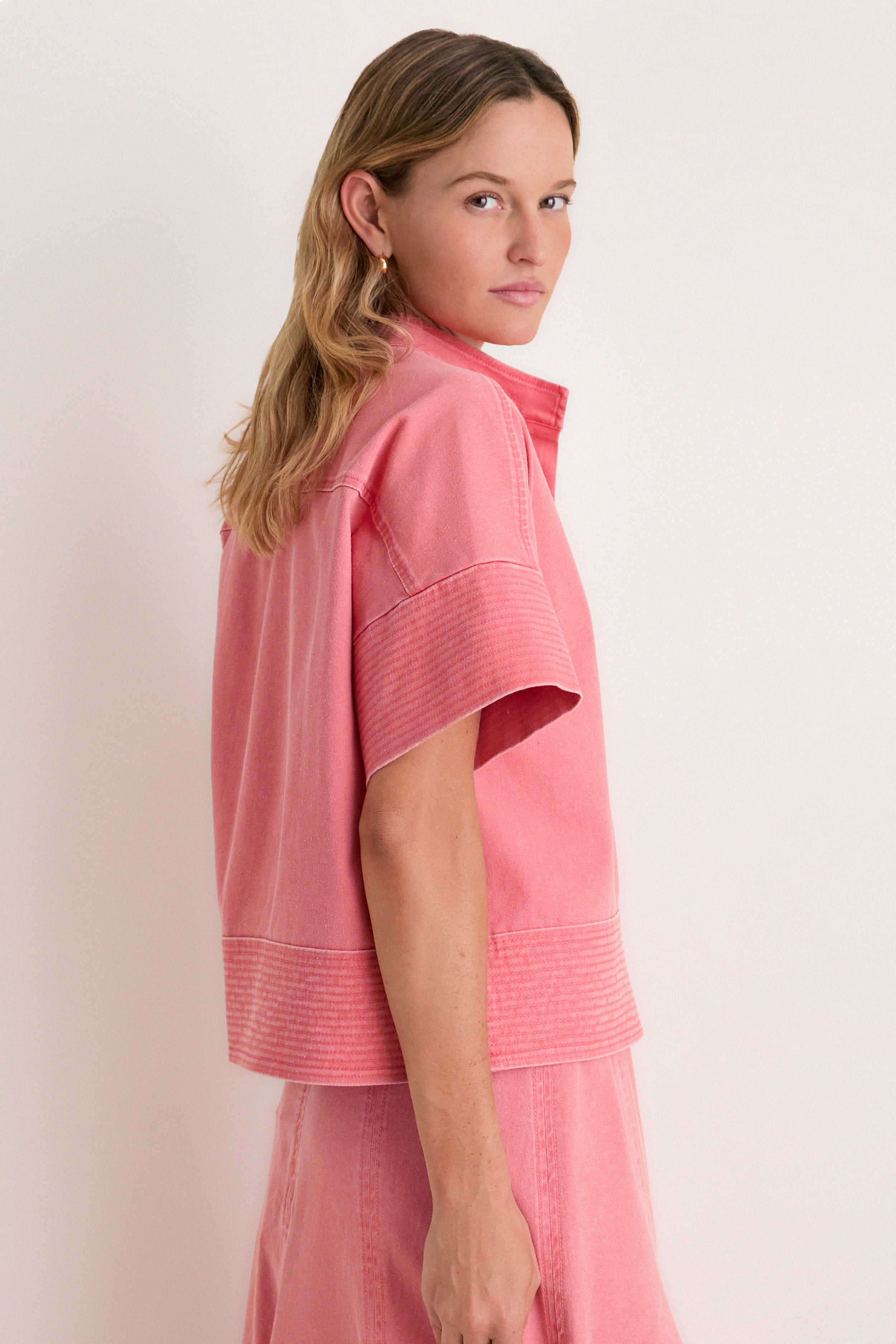 Nantucket Red Stretch Twill Sofia Stitch Shirt | Tuckernuck x Nantucket Red Stretch Twill Sofia Stitch Shirt | Tuckernuck x