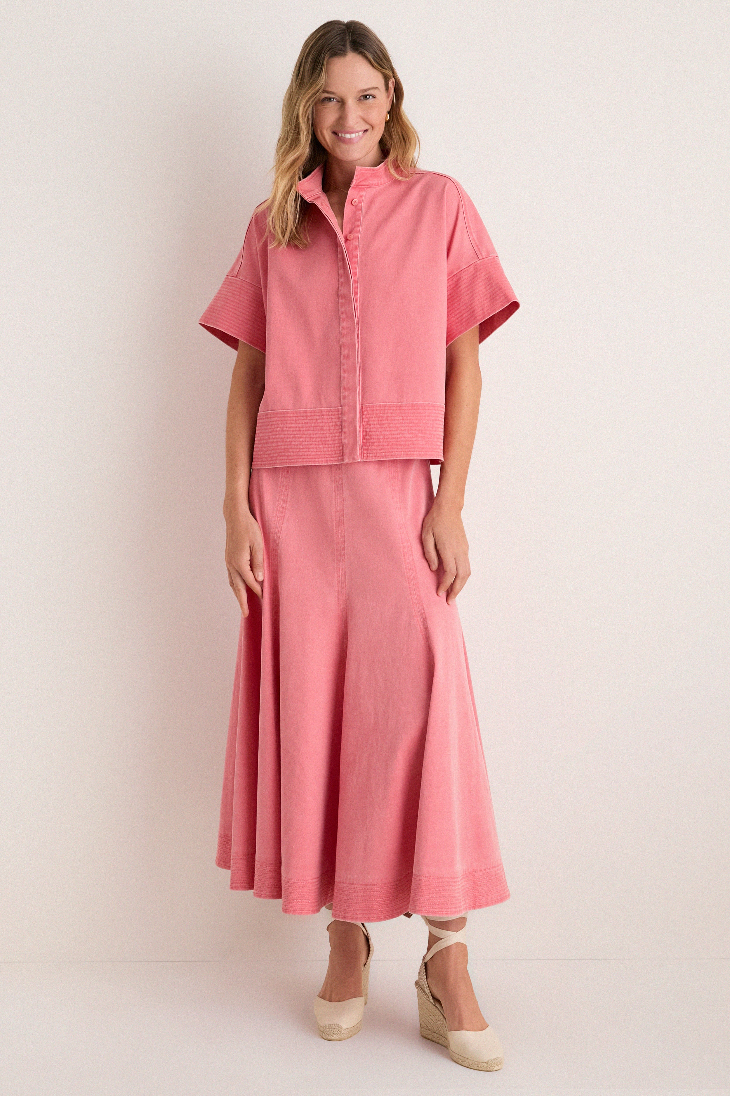 Nantucket Reds Stretch Twill Brynn Skirt