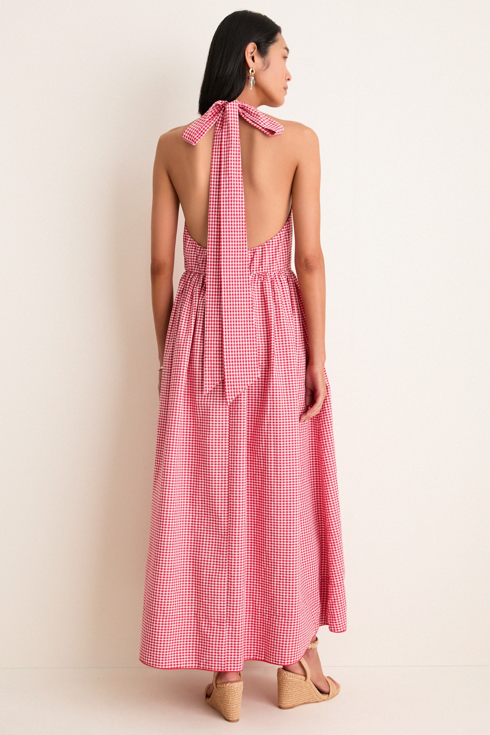 Red Gingham Marcie Dress
