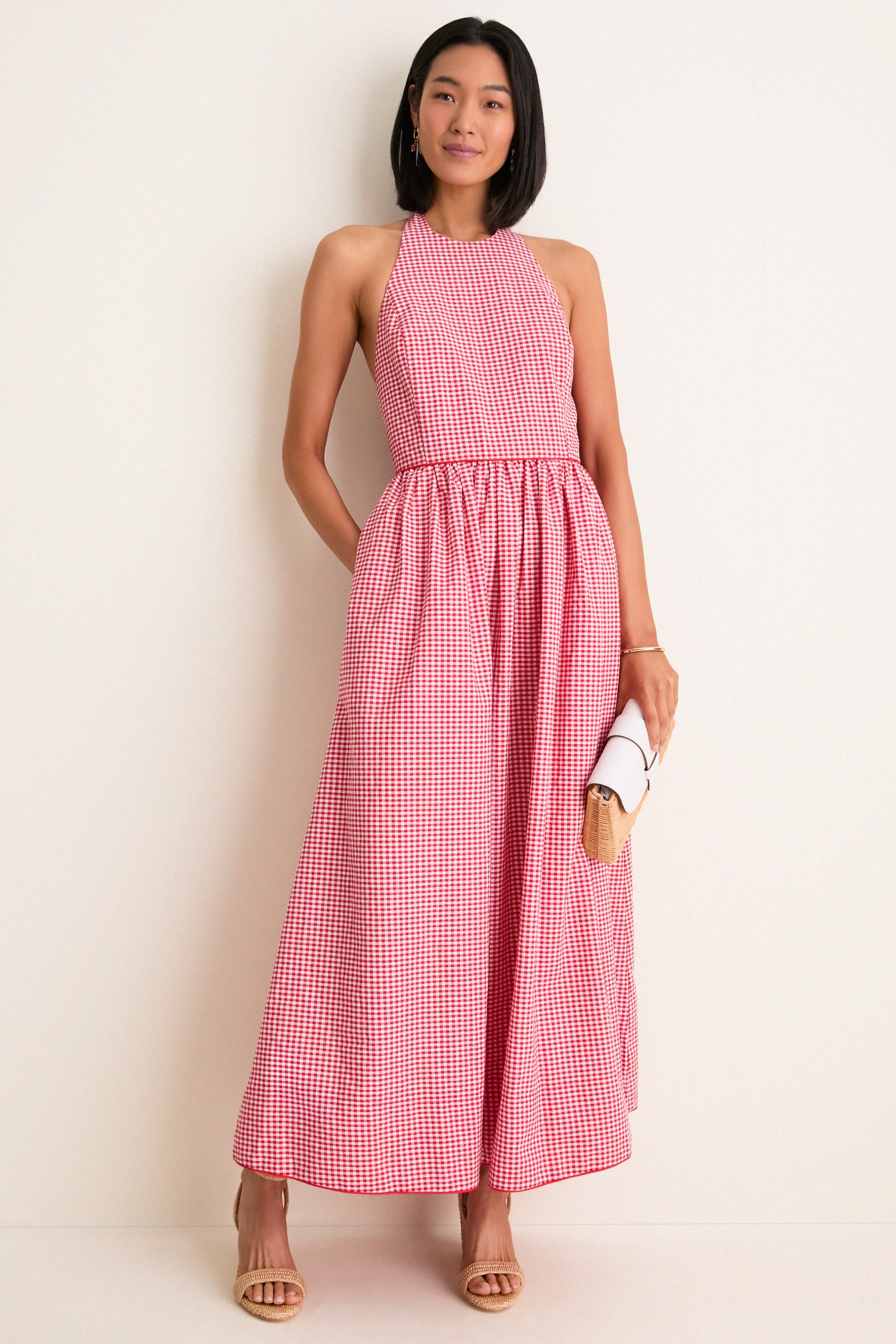 Tuckernuck Red Gingham Marcie Dress Red Gingham / XXS