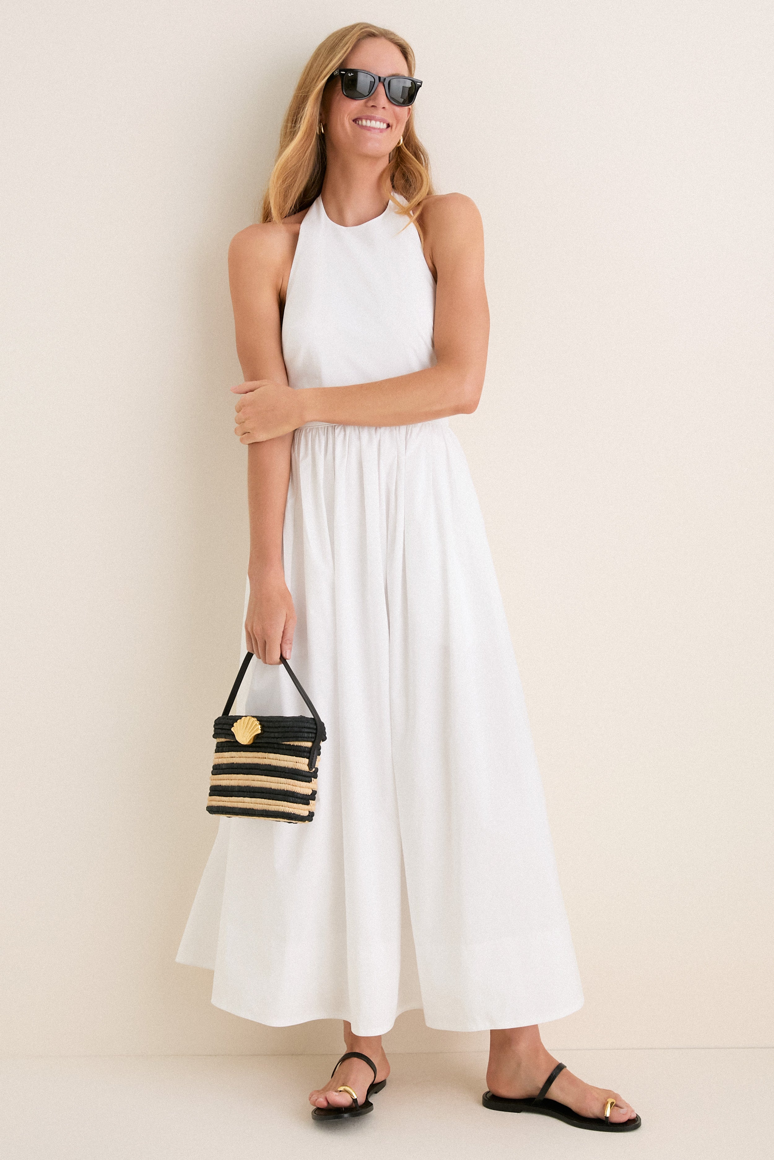 tuckernuck white halter marcie dress Tuckernuck + White Halter Marcie Dress