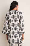 Ecru and Black Caretaker of the Jungle Tunic Dress