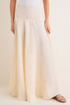 Ecru Light and Sound Ankle Skirt