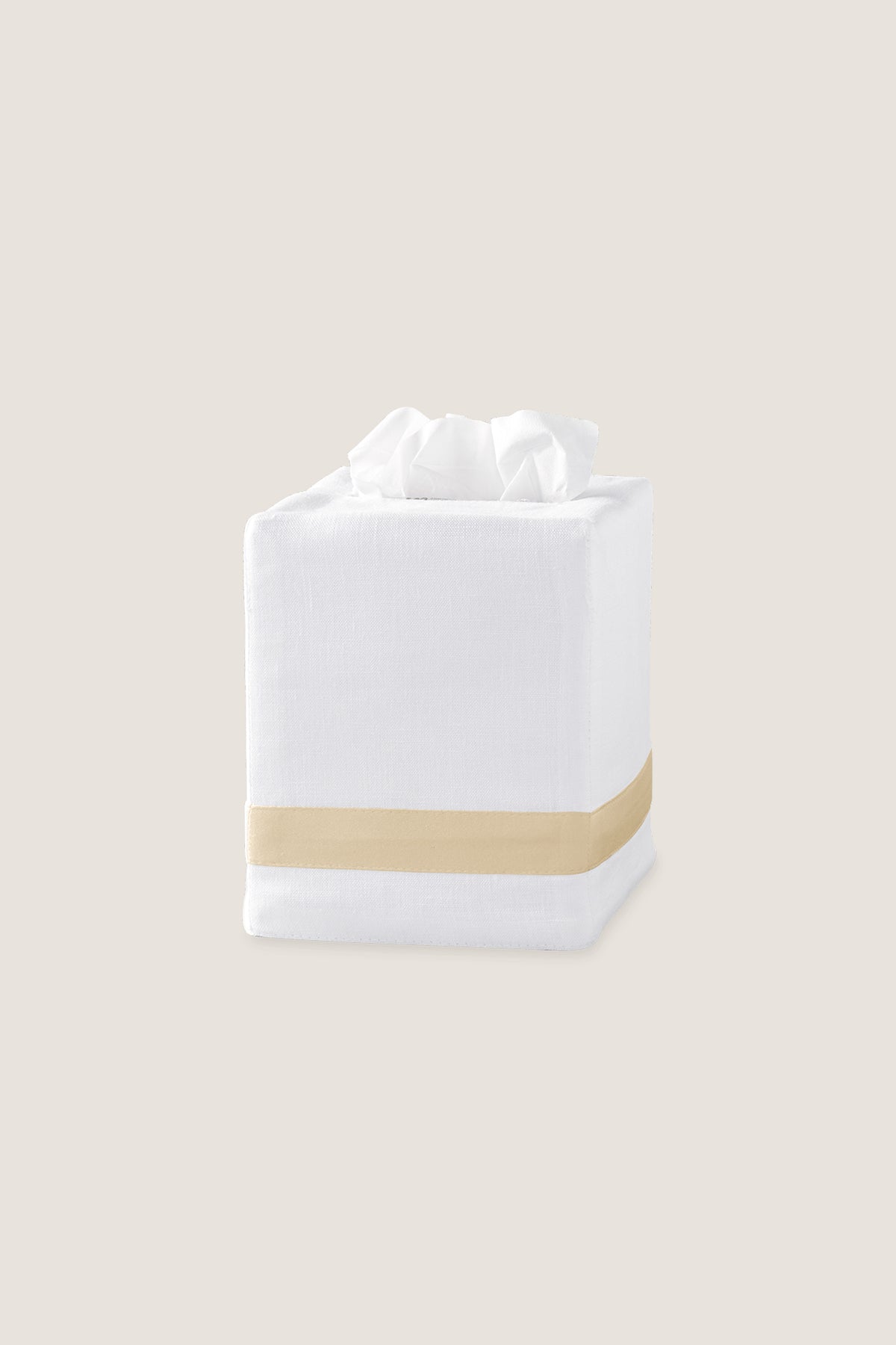 Champagne Lowell Tissue Box Cover