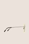 White Tortoise Prince Tate Sunglasses