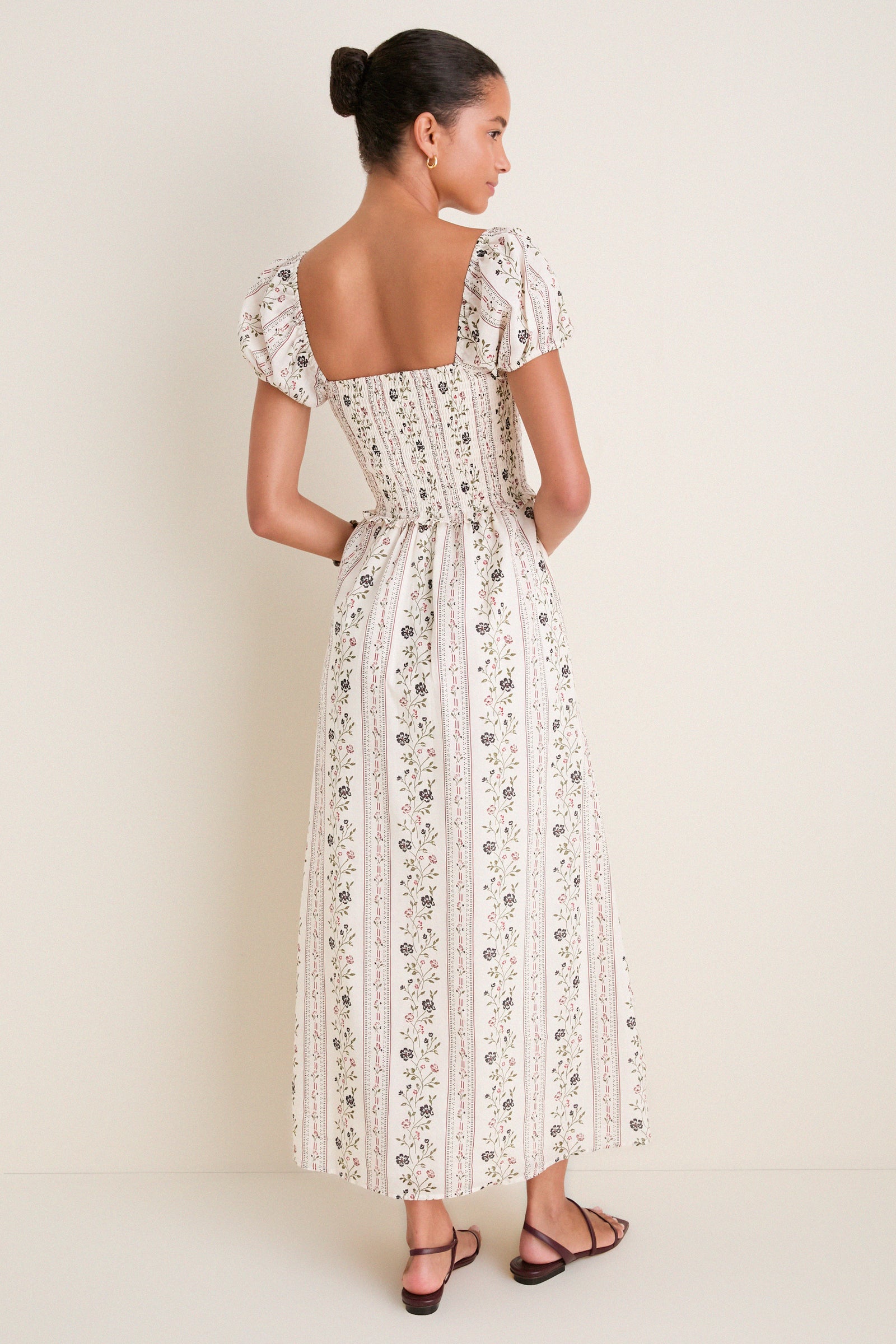 Thyme Floral Aster Nap Dress