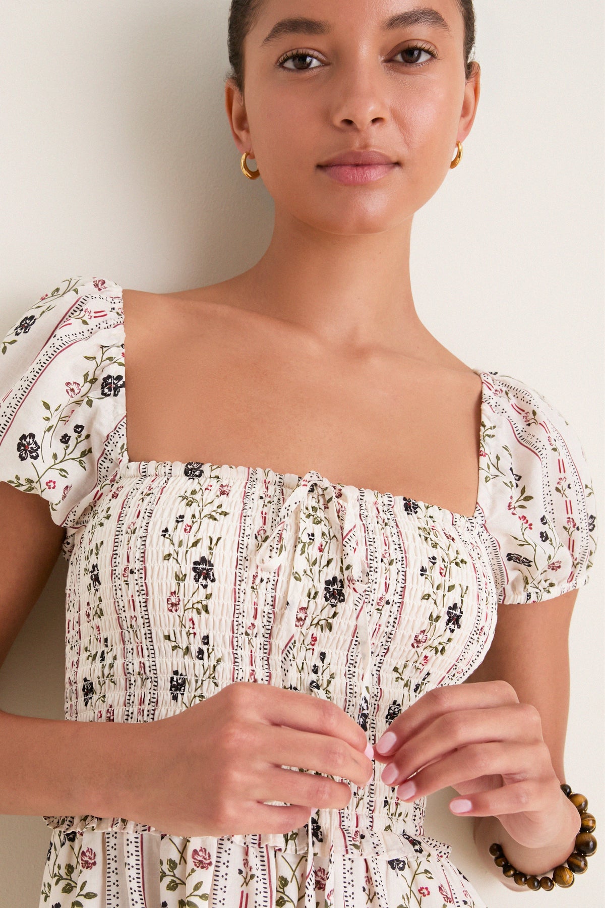 Thyme Floral Aster Nap Dress