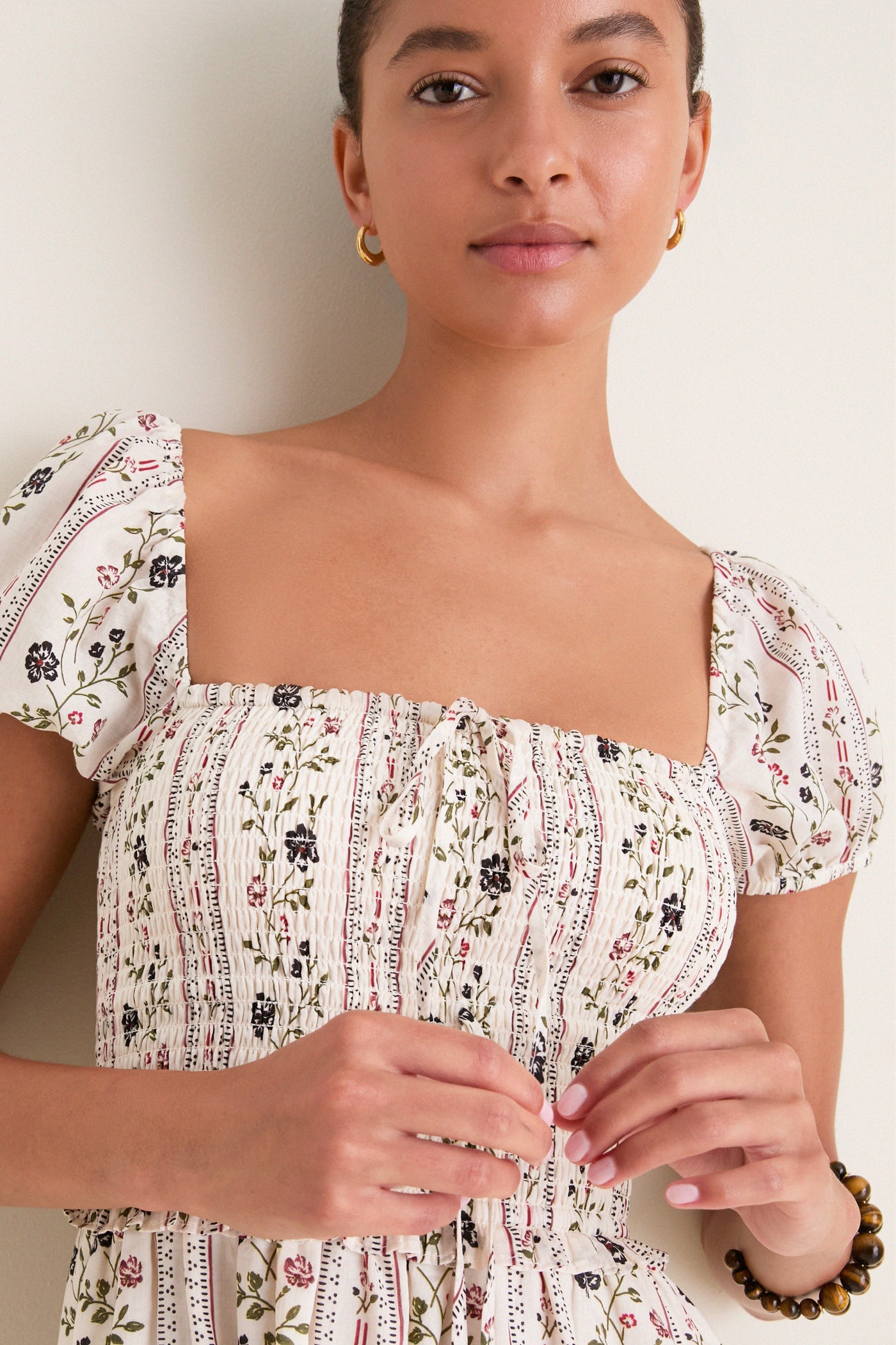 Thyme Floral Aster Nap Dress