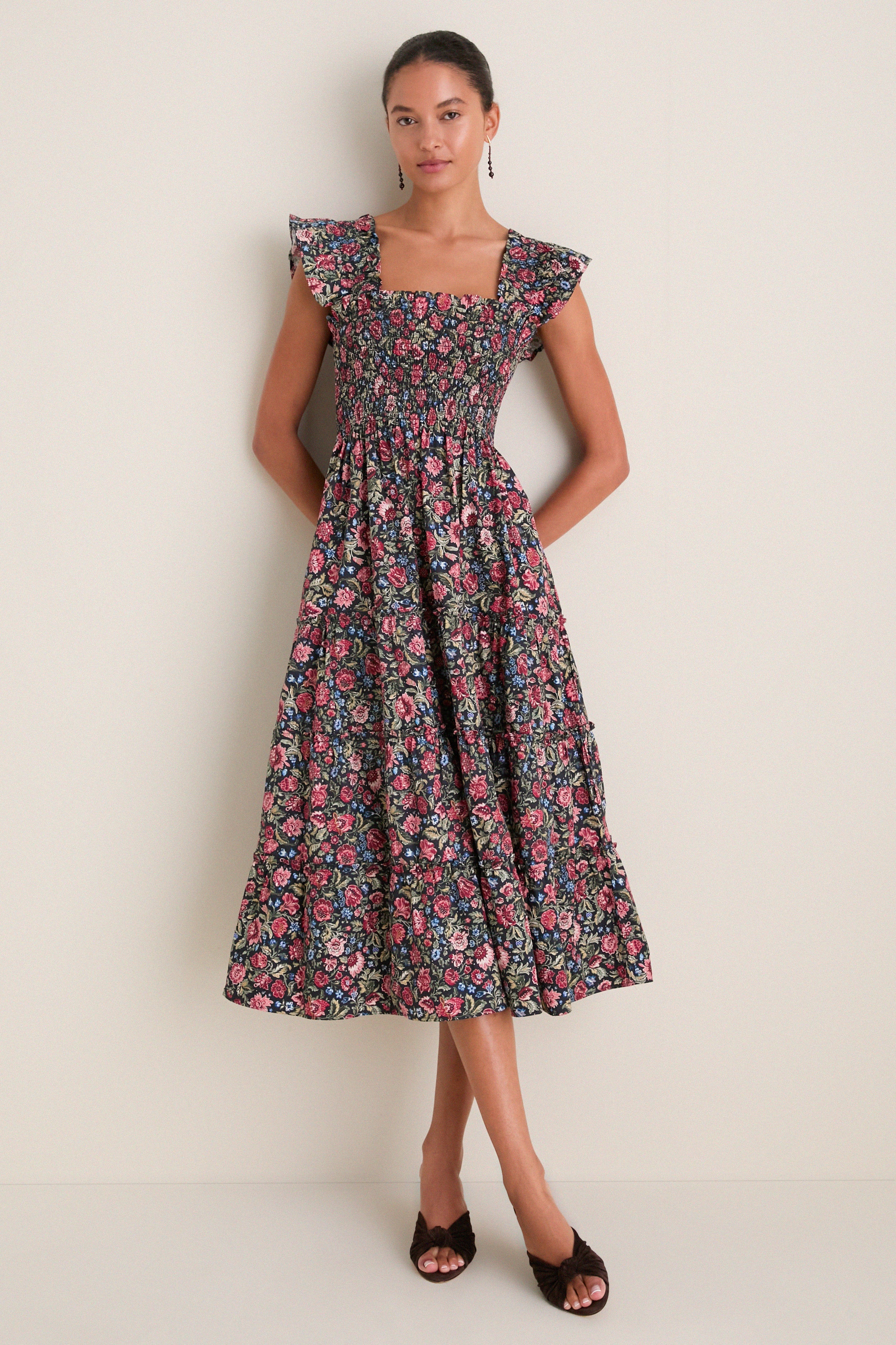 Multi Chilton Floral Block Ellie Nap Dress