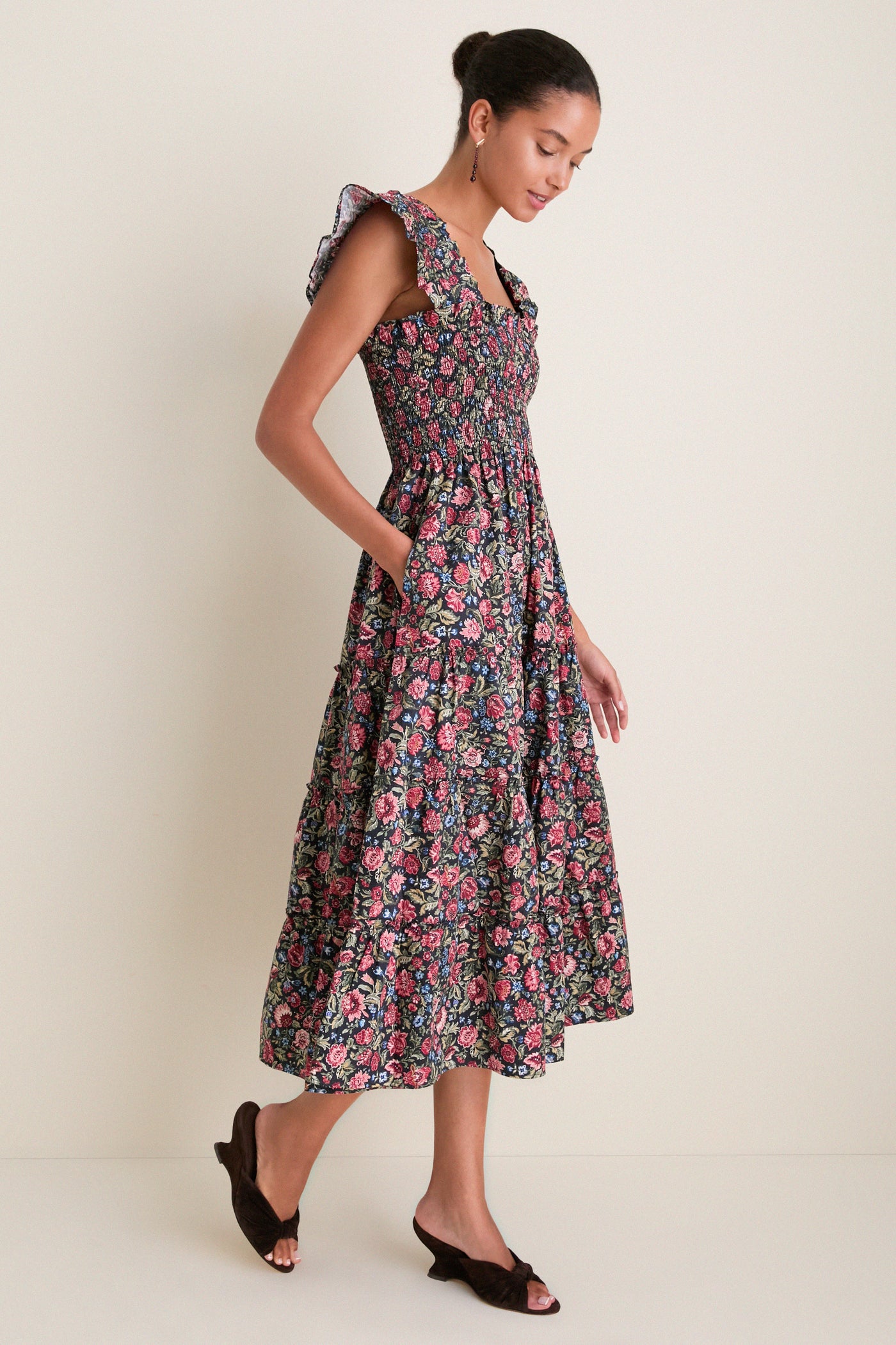 Multi Chilton Floral Block Ellie Nap Dress