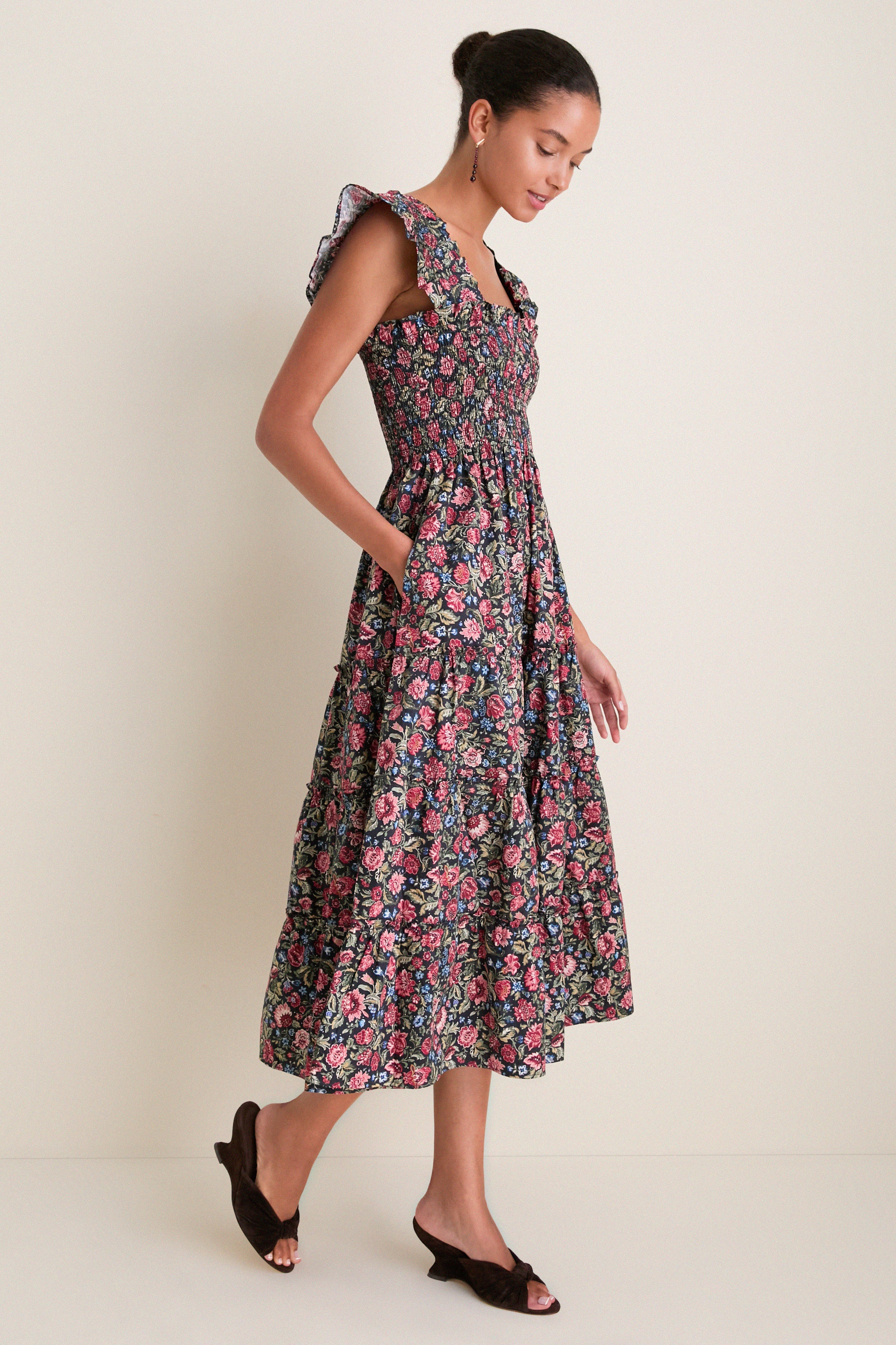 Multi Chilton Floral Block Ellie Nap Dress