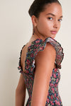 Multi Chilton Floral Block Ellie Nap Dress