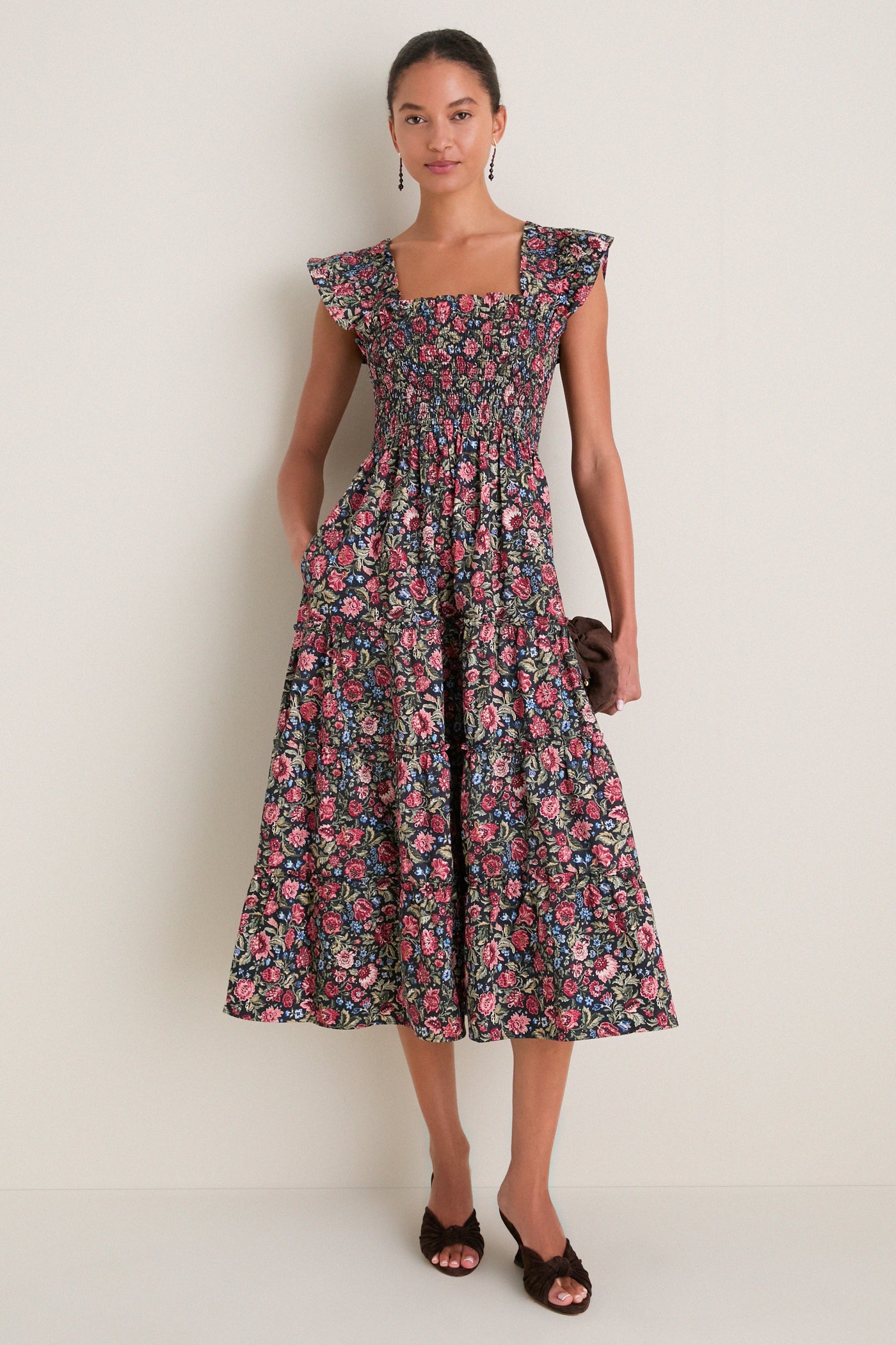 Multi Chilton Floral Block Ellie Nap Dress