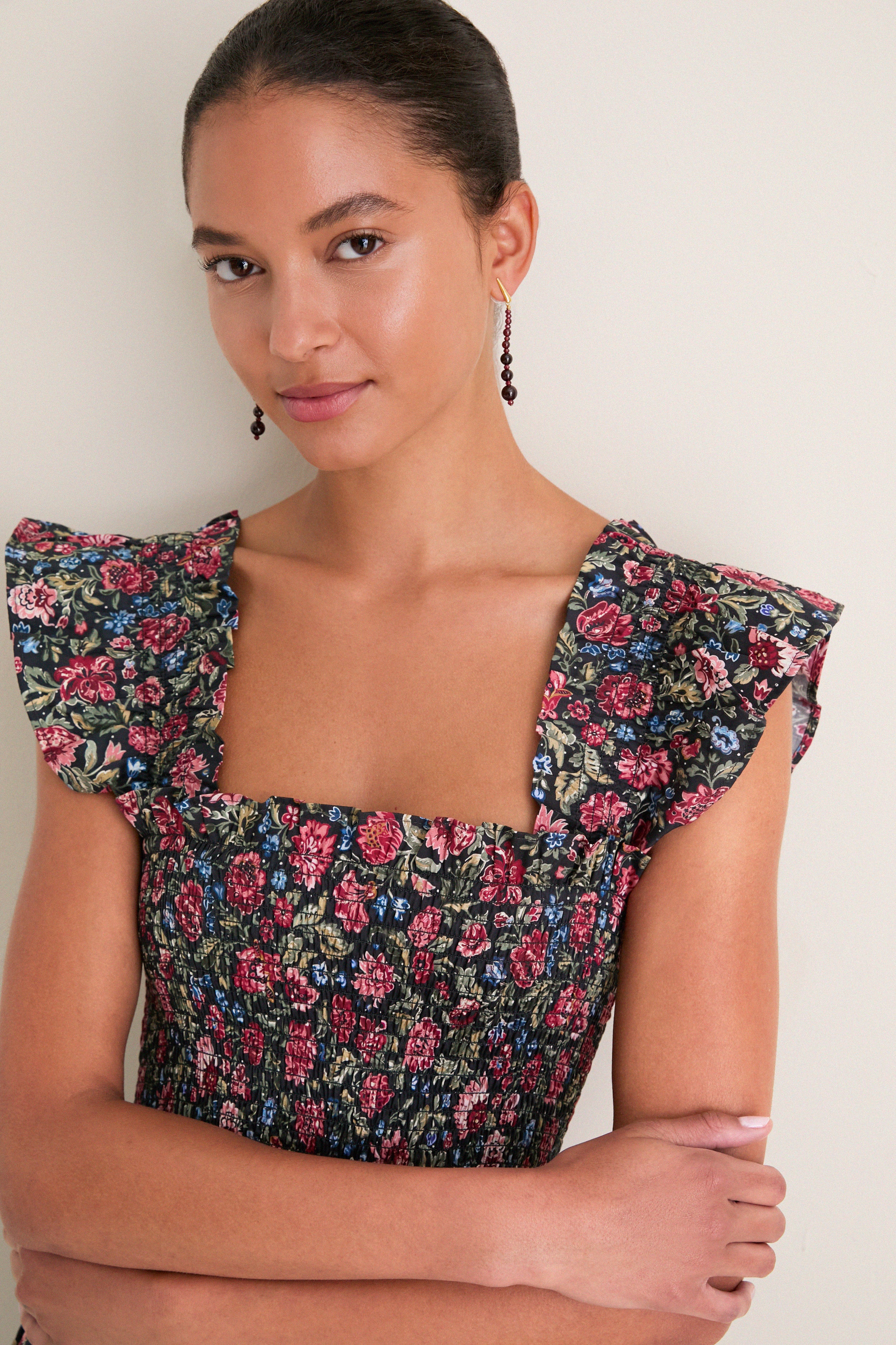Multi Chilton Floral Block Ellie Nap Dress
