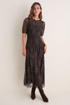 Chocolate Short Sleeve Dalia Nap Dress