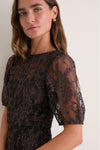 Chocolate Short Sleeve Dalia Nap Dress